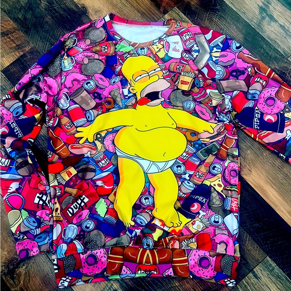 Junk food Simpson sweater